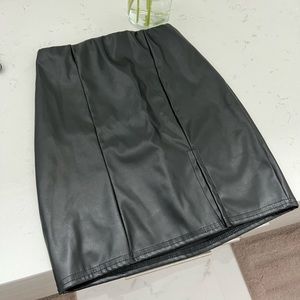 Boohoo Faux Leather Mini Skirt